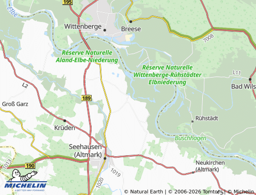 MICHELIN Beuster map - ViaMichelin