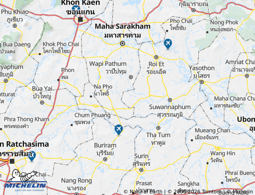 Mapa MICHELIN Amphoe Pathum Rat - ViaMichelin