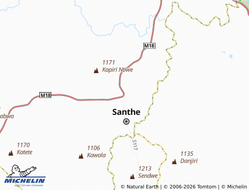 Mappa MICHELIN Chipoza - ViaMichelin