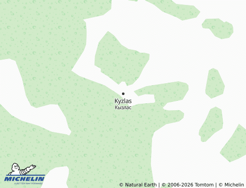 MICHELIN-Landkarte Kyzlas - ViaMichelin