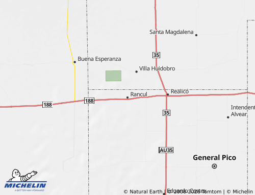 MICHELIN Rancul map - ViaMichelin