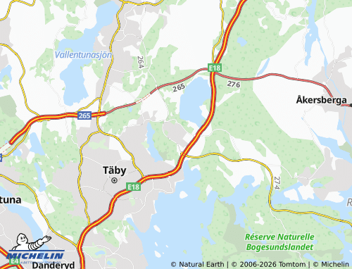 Mappa MICHELIN Arninge - ViaMichelin