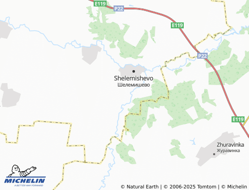 MICHELIN Naumovo map - ViaMichelin