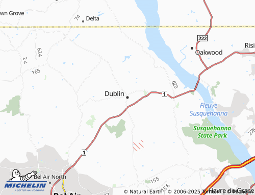 MICHELIN Dublin map - ViaMichelin
