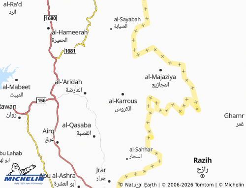 MICHELIN-Landkarte al-Karrous - ViaMichelin