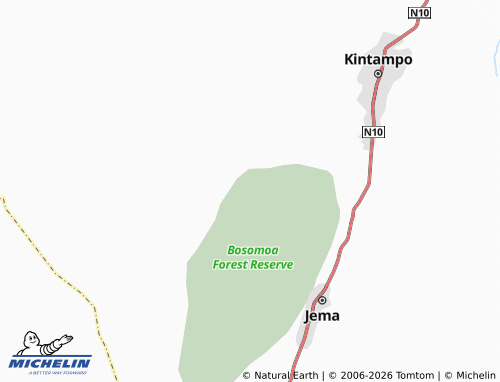 Mapa MICHELIN Krabonso - ViaMichelin