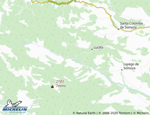 MICHELIN Chana de Somoza map - ViaMichelin