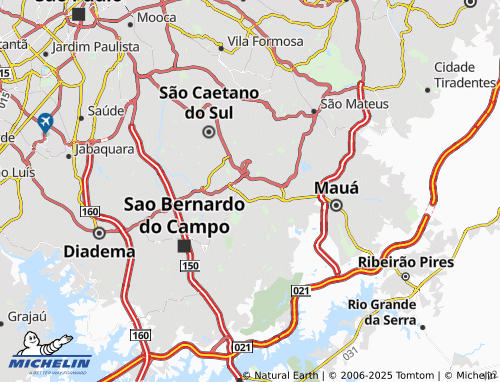 MICHELIN Bairro Casa Branca map - ViaMichelin