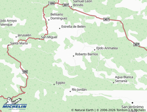 Carte MICHELIN Roberto Barrios - ViaMichelin