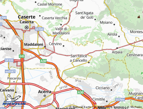 Carte MICHELIN Messercola - ViaMichelin
