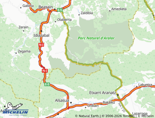 MICHELIN Aia map - ViaMichelin