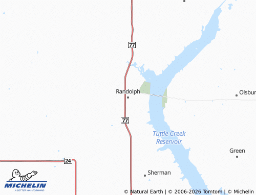 Mappa MICHELIN Randolph - ViaMichelin