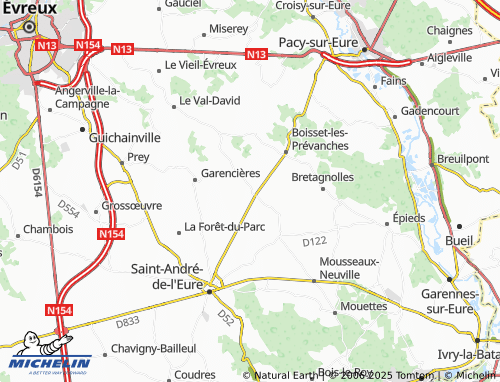 MICHELIN Fresney map - ViaMichelin