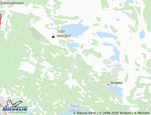 MICHELIN Nordseter map - ViaMichelin