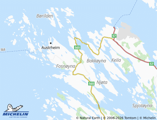Kaart MICHELIN Årås - ViaMichelin