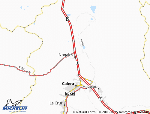 MICHELIN Nogales map - ViaMichelin