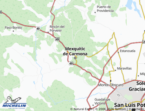 Mappa MICHELIN Lomas del Pedregal - ViaMichelin