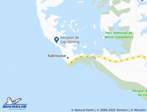 MICHELIN Nialon map - ViaMichelin