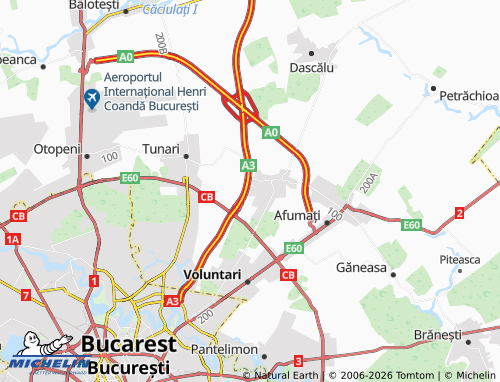 Mapa MICHELIN Crețuleasca - ViaMichelin