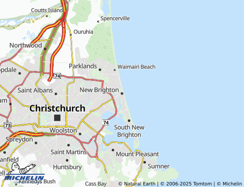 MICHELIN New Brighton map - ViaMichelin