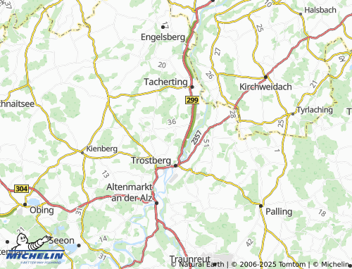 Carte MICHELIN Perating - ViaMichelin