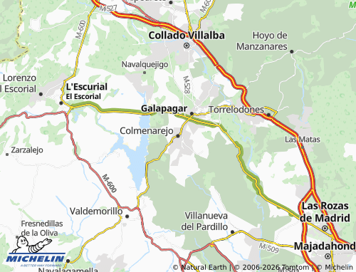MICHELIN-Landkarte Colmenarejo - ViaMichelin