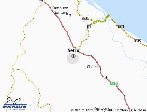 Mapa MICHELIN Setiu - ViaMichelin