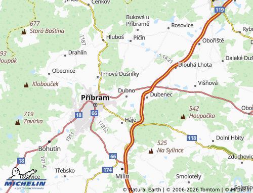 Mappa MICHELIN Dubno - ViaMichelin