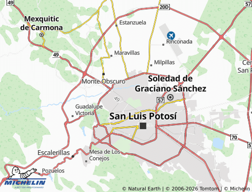 Mapa MICHELIN División del Norte - ViaMichelin