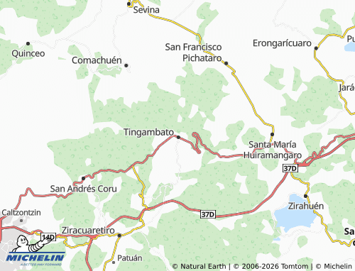MICHELIN Segundo map - ViaMichelin