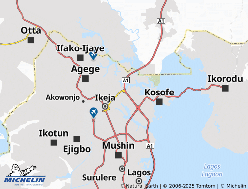 MICHELIN Alausa map - ViaMichelin