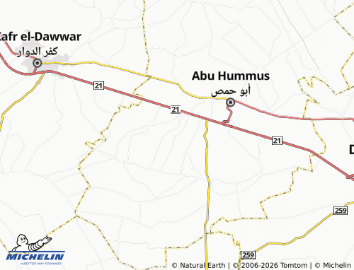 Mappa MICHELIN Qafilah - ViaMichelin