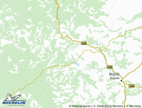 Carte MICHELIN Bublica - ViaMichelin