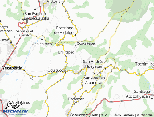 Mapa MICHELIN Huepalcalco - ViaMichelin