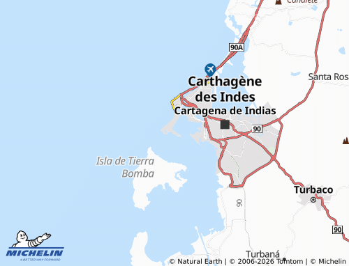 Carte MICHELIN Castillo Grande - ViaMichelin