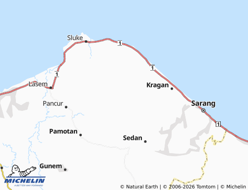 Carte MICHELIN Tanjungsari - ViaMichelin