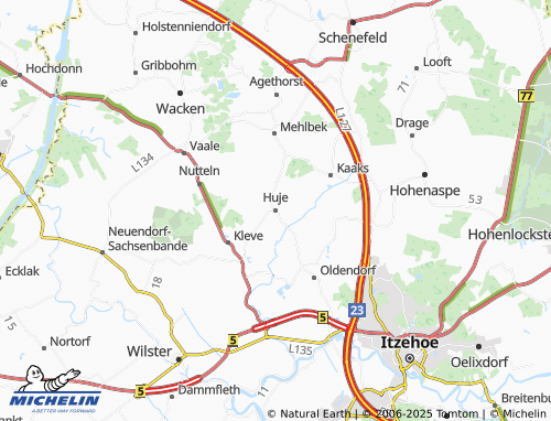 MICHELIN-Landkarte Huje - ViaMichelin