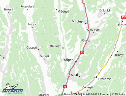 MICHELIN Bălilești map - ViaMichelin