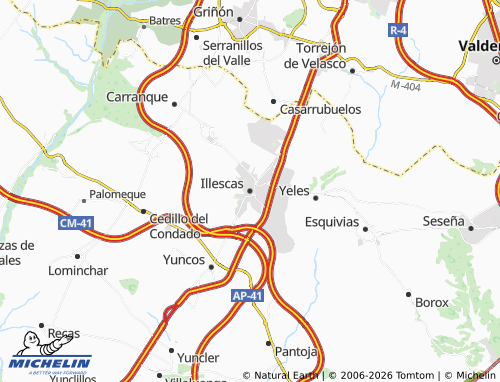 Mapa MICHELIN Illescas - ViaMichelin