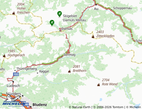 Mappa MICHELIN Sonntag-Seeberg - ViaMichelin