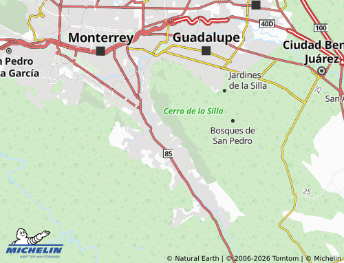 Mappa MICHELIN Bosques de la Estanzuela - ViaMichelin