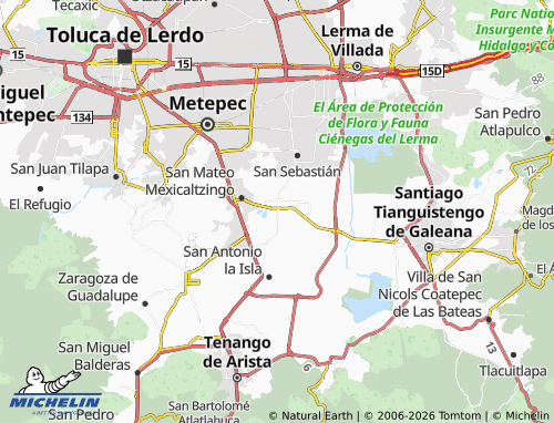 Carte MICHELIN Chapultepec - ViaMichelin