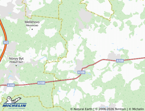 Carte MICHELIN Dubechino - ViaMichelin