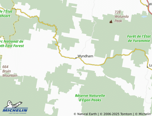 MICHELIN Wyndham map - ViaMichelin