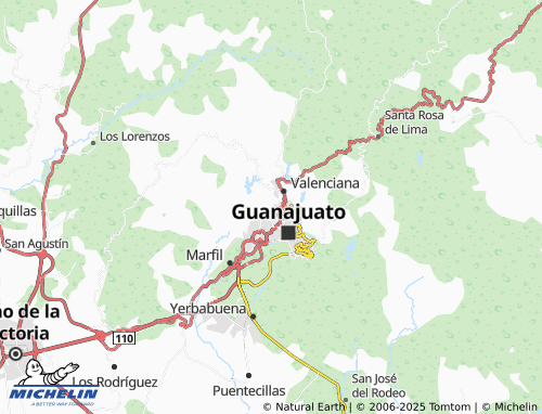 MICHELIN Lomas de San Matías map - ViaMichelin