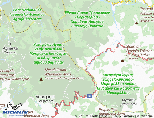 Mapa MICHELIN Neraida - ViaMichelin