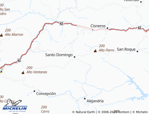 Carte MICHELIN Santo Domingo - ViaMichelin