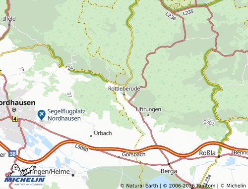 Mappa MICHELIN Rottleberode - ViaMichelin