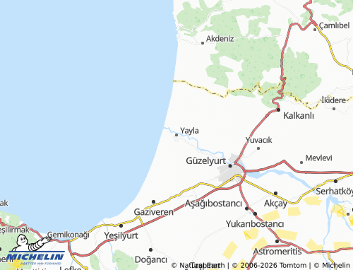 Carte MICHELIN Yayla - ViaMichelin