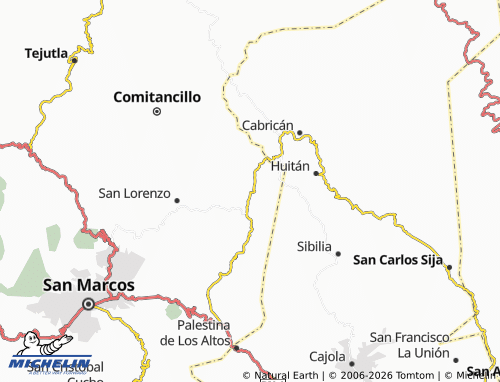 MICHELIN Río Blanco map - ViaMichelin